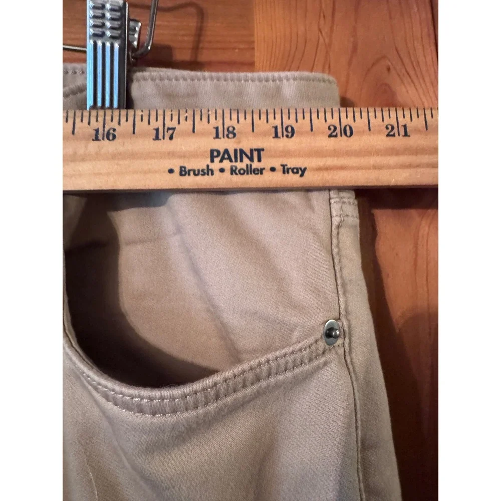 Quince 5-Pocket Pants 40x32 Khaki Tan Straight Leg Stretch Cotton Minimalist